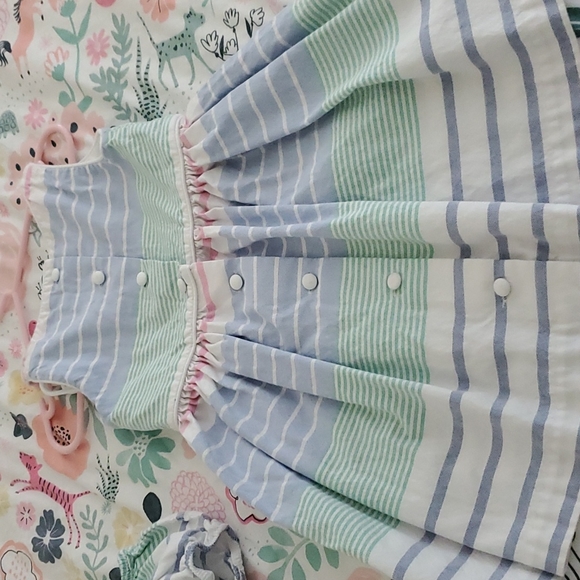 Ralph Lauren striped pastel summer dress - Picture 3 of 4